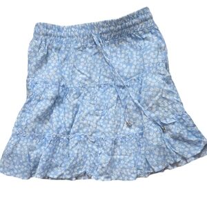 Princess Polly Blue Floral Women's Skirt